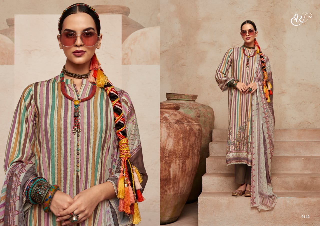 Laila By Heer Kimora Heavy Pure Cotton Dress Material Catalog